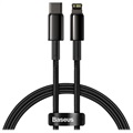Baseus Tungsten Gold USB-C / Lightning Kaapeli 20W - 2m - Musta