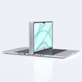 MacBook Air 13" (2022) Lention Muovikotelo (Avoin pakkaus - Bulkki Tyydyttävä) - Kirkas