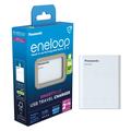 Panasonic Eneloop BQ-CC87 SmartPlus USB-akkulaturi, jossa on tehopankkitoiminto - 4x AAA/AA